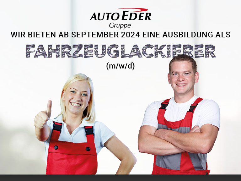 Fahrzeuglackierer (m/w/d) - Ausbildungsstart 2024